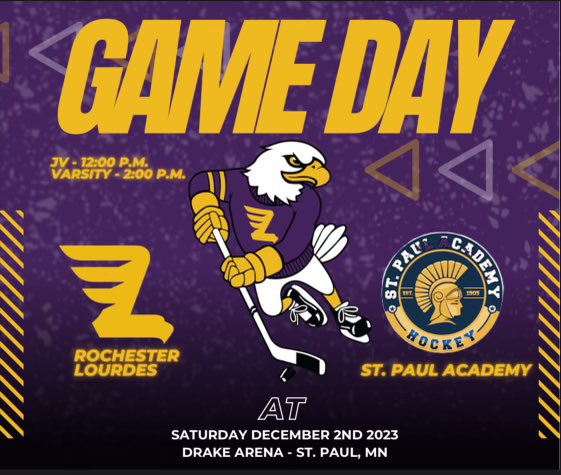 Lourdes Eagles Hockey (@lhsboyspuck) on Twitter photo On the road to St Paul Academy! Stream live on YouTube, both our JV and Varsity games (Rochester Lourdes Eagles Hockey). <a href="/LHSEagles/">LHS Eagles Activities</a> <a href="/SHSTigerPride/">Stewartville High School</a>
youtube.com/@RochesterLour… On the road to St Paul Academy! Stream live on YouTube, both our JV and Varsity games (Rochester Lourdes Eagles Hockey). <a href="/LHSEagles/">LHS Eagles Activities</a> <a href="/SHSTigerPride/">Stewartville High School</a>
youtube.com/@RochesterLour…