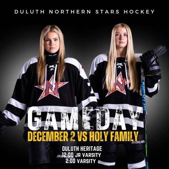 GET HYPEE!! IT’S GAMEDAY⭐️‼️

📍Heritage Arena
⏰JV 12:00 Varsity 2:00