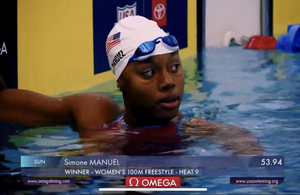 A lot of people have talked a lot of shit about Simone Manuel over the last couple of years, but she’s taken all of it in stride and is putting together one hell of a meet this weekend at US Open.

Some of you might hate to see it, but I’m lovin’ it 🤫