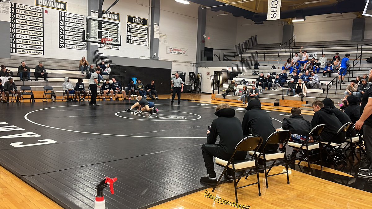 Hanging out at wrestling tourney today.