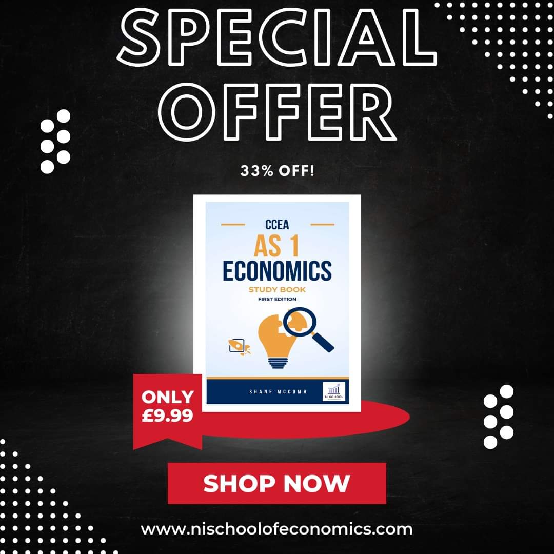 mccomb_mr's tweet photo. CCEA AS 1 Economics Study Book (First Edition) - NOW ON SALE

Click here to preview.....and BUY! 
https://t.co/MHQur0QaPb

📚🌟 Ace Your CCEA AS 1 Economics Dec/Jan Mock Exam! 🌟📚

#CCEAEconomics #AS1Economics #EconRevision #StudySmart #ExamPrep #NorthernIreland https://t.co/cYbk3sy6r5