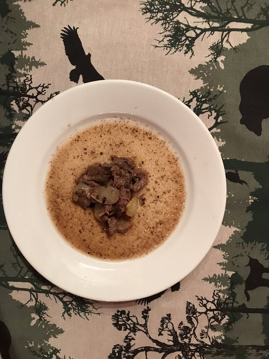 Ai että miten hyvän maun ja umamin kuivattu sikurirousku antaa hirven suikalepaistiin!