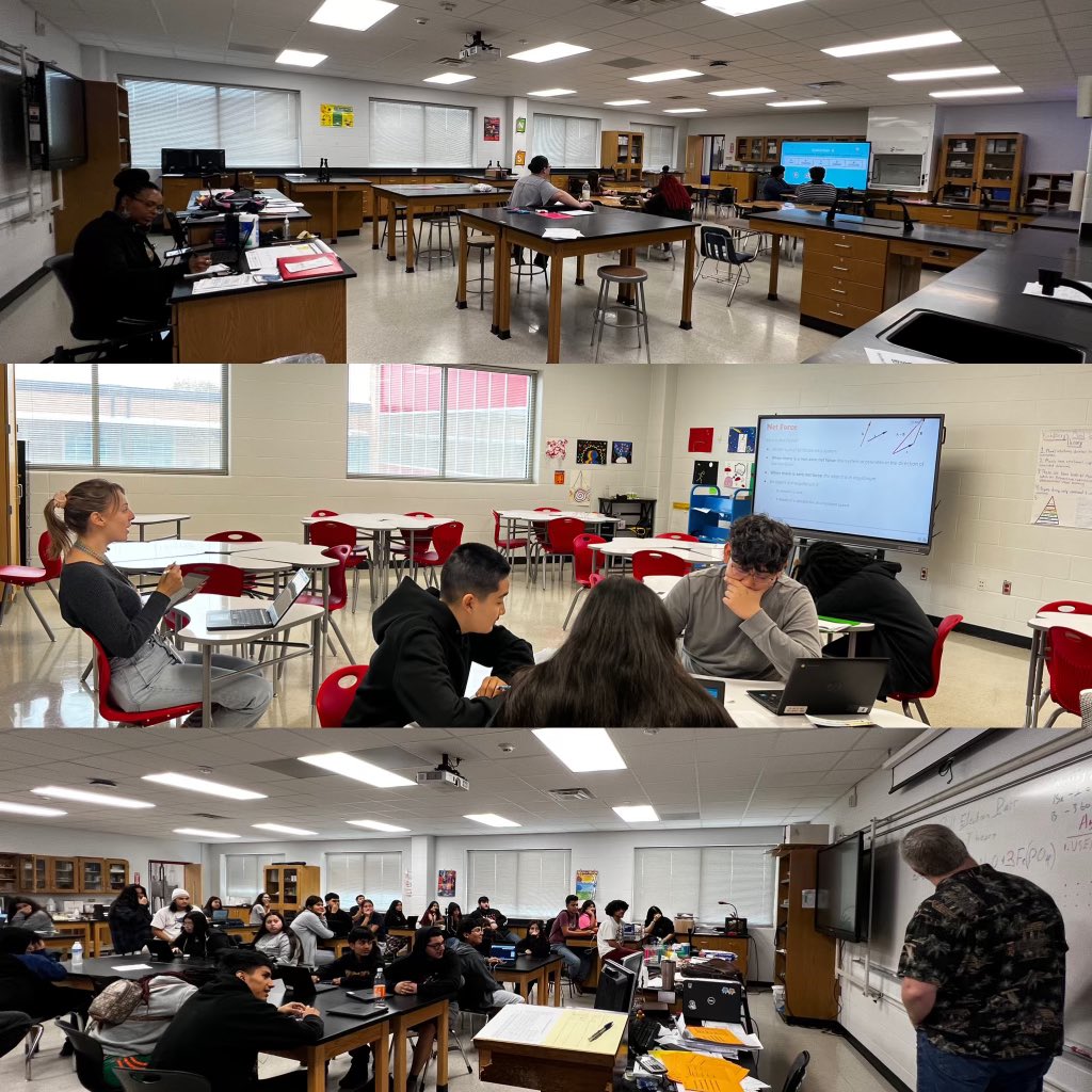 Biology tutorials prepping for the STAAR test. Thanks to Ms. Obman, Mr. Dorn and Mrs. Archie Reed for your efforts this Saturday morning. #MPND