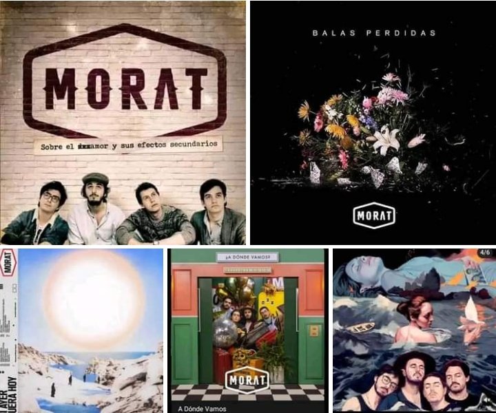 lasgafasdevilla's tweet photo. Cada portada de los álbumes de morat son puro arte y acá está la prueba https://t.co/WTc5Al5GNr