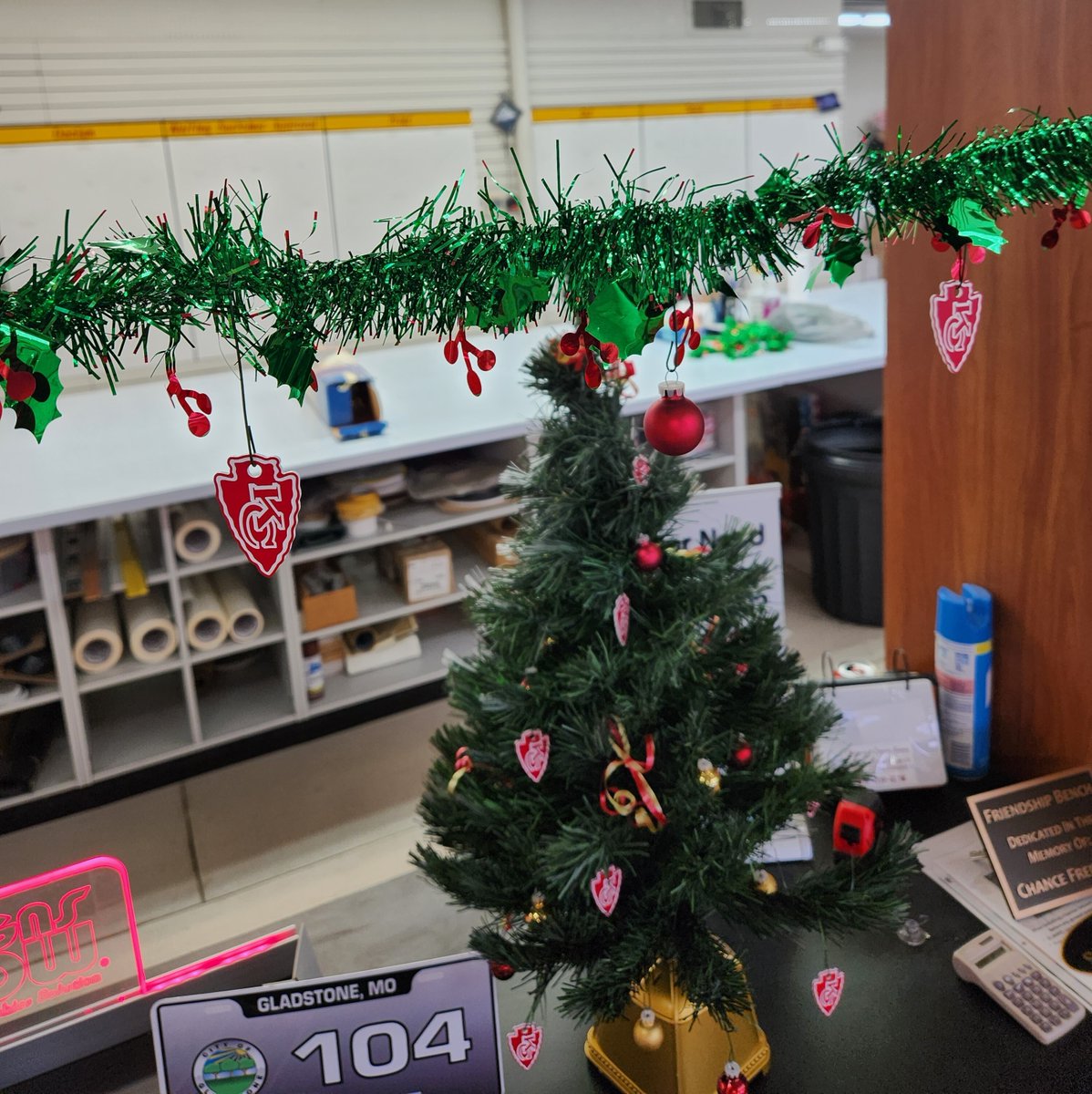 Tis the season! We will be closed December 22 - January 1. We are eager to get your holiday (and everyday) projects done in the meantime. And Go Chiefs!!

#signsnowkc #tistheseason #kcpride #welovekansascity #signage #signshop