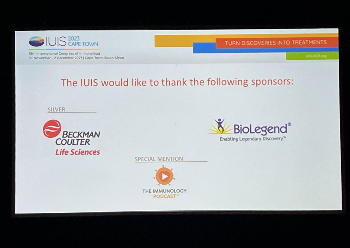 #IUIS2023 is officially over! It was a pleasure and a privilege to attend and report on it for @ImmunoPodcast with @DrSifuJG Closing remarks by IUIS leadership celebrating a hugely successful meeting! Thanks for including us. Next up: Vienna 2025! @iuis_online