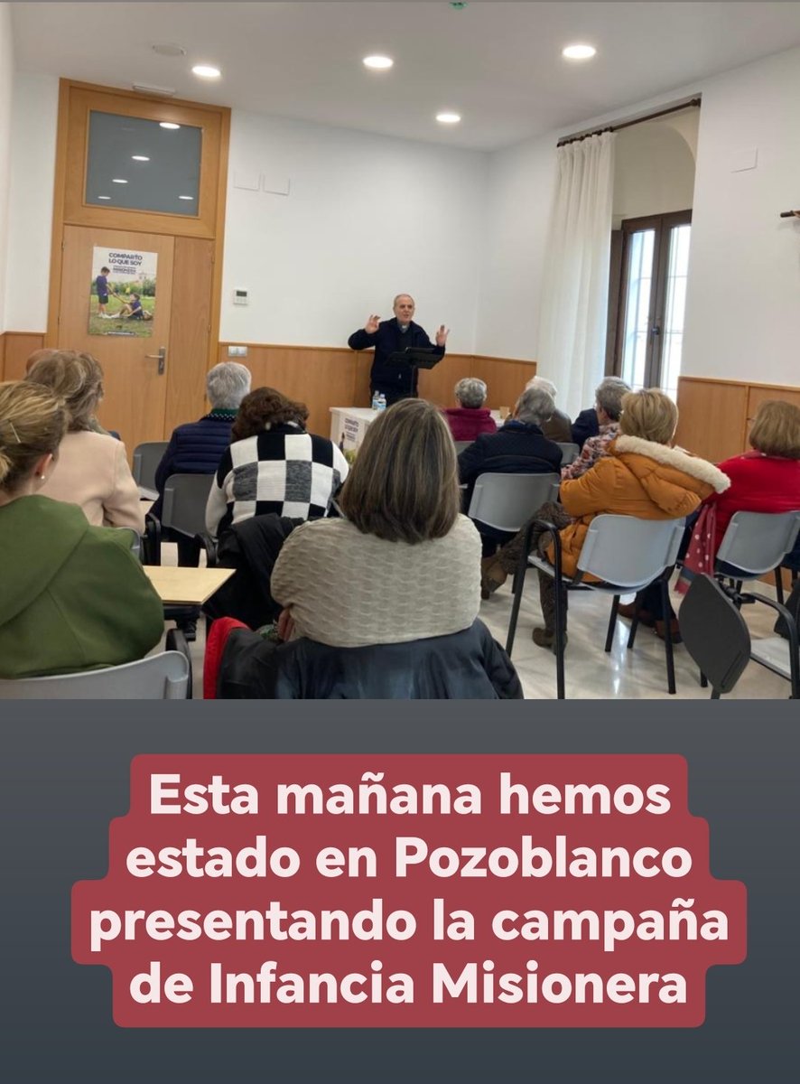 Hoy estamos en la sierra cordobesa presentando la campaña de Infancia Misionera.

Consulta nuestros materiales, visita la web y disfruta de n Adviento Misionero en familia. 
infanciamisionera.es

<a href="/diocesiscordoba/">Diócesis de Córdoba</a> <a href="/OMP_ES/">OMP España</a>