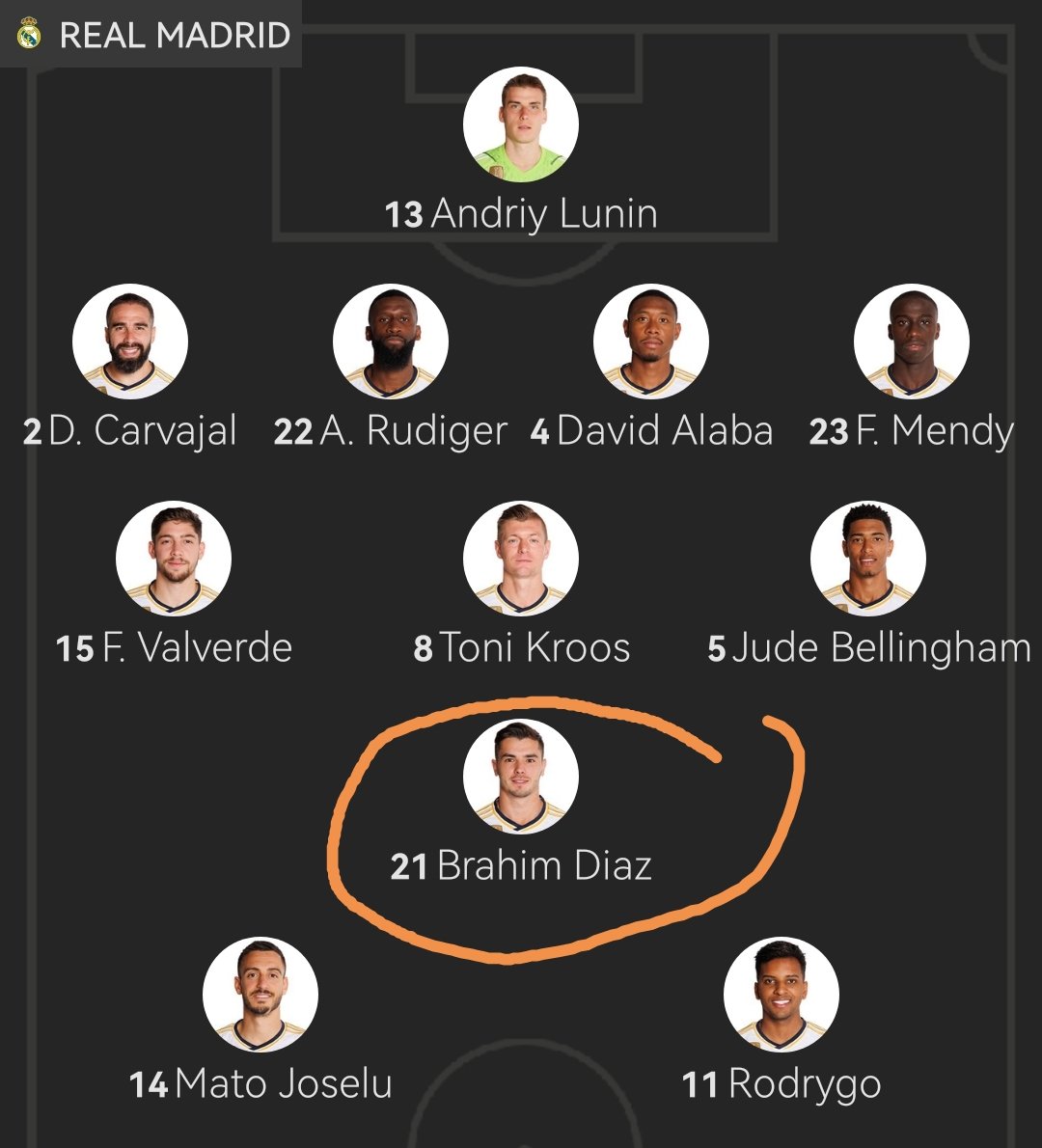 دياز يلعب كرأس المثلث المقلوب.. خلف المهاجمين.. هو أفضل موقع له على الإطلاق.. لو ابتعد عن الاصابه في هذه المباراه.. انتم موعودون بنسخه جباره من هذا اللاعب 🎩✨🔥🎯