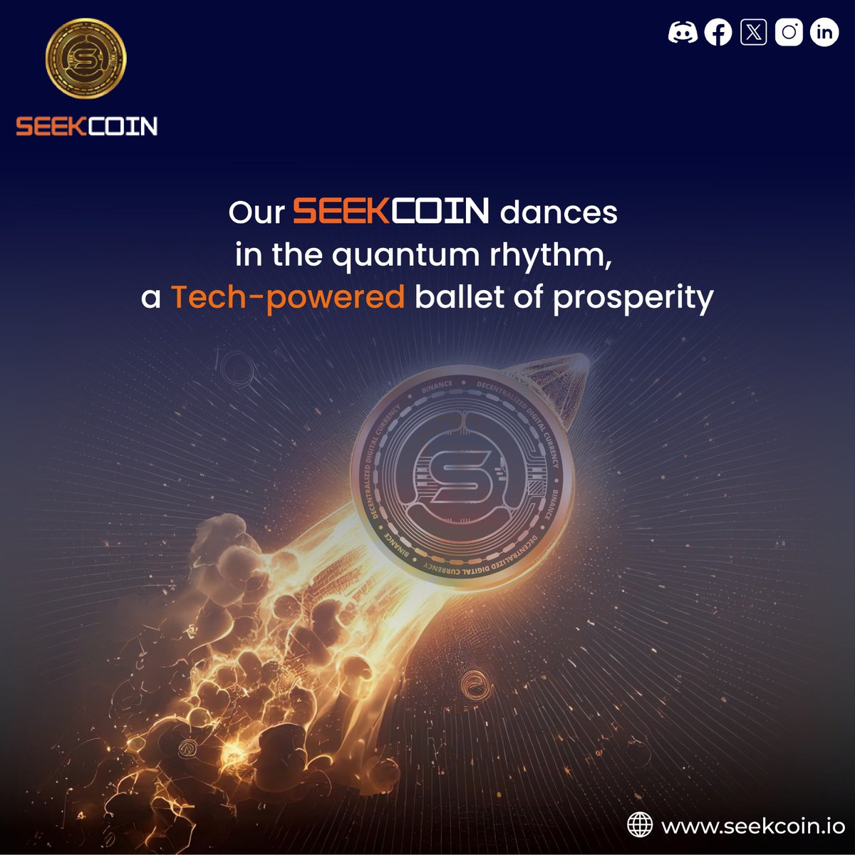 seek_coin's tweet photo. Where algorithms meet ambition, Staking fuels the fire of a Crypto constellation.

🌐 Website: https://t.co/61frMI1lFT
📱 Twitter: @Seek_Coin
📷 Instagram: @Seek_Coin https://t.co/Ie31TB2dTi
📺 YouTube: SeekCoin

#SeekCoin #SeekingWealthInBits
#CoinQuestChallenge
#SeekCoinVoyage https://t.co/0z6uxj7WVf