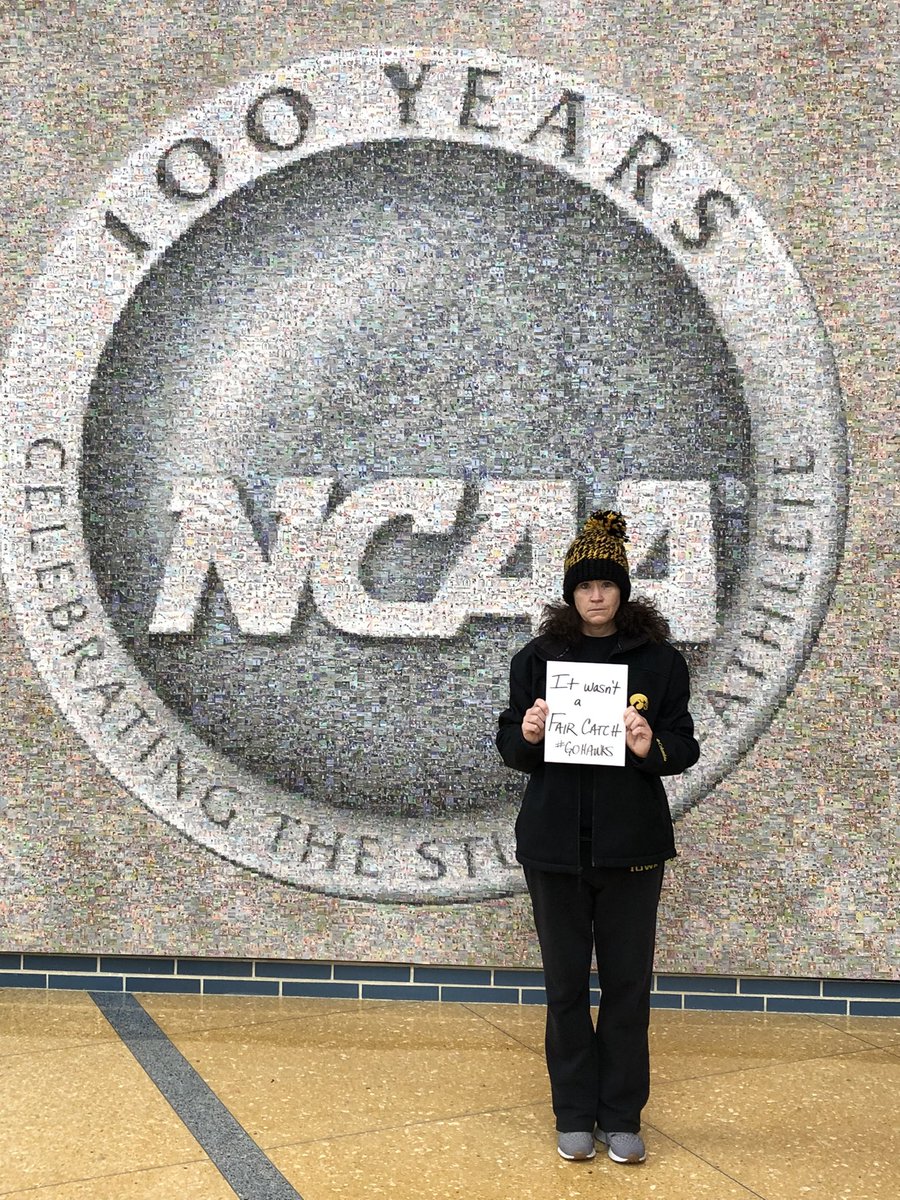 2papiohawks's tweet photo. My better half is still pissed. She is petitioning the NCAA while in Indy. https://t.co/wkzrHr3MUi