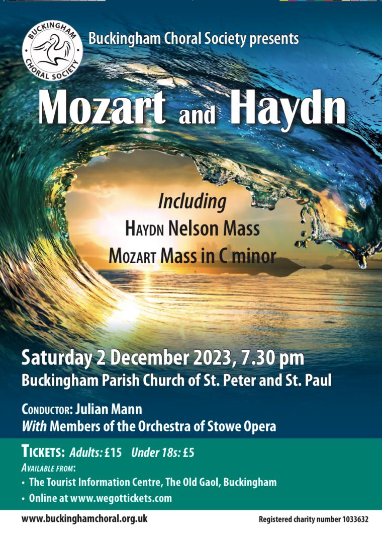 We are delighted to be sponsoring the Buckingham Choral Society Concert tonight, where they will be performing Haydn and Mozart.>bit.ly/3igp58q

#GeoffreyLeaversolicitors #MiltonKeynes #Buckingham #whenexperiencematters