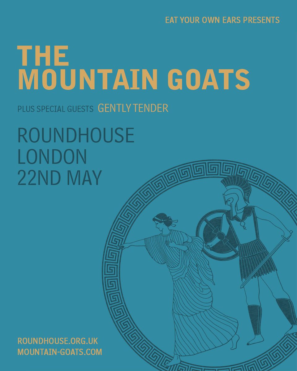Eat Your Own Ears (@eatyourownears) on Twitter photo 📢We're pleased to announce <a href="/Gently_Tender/">Gently Tender</a> will be supporting <a href="/mountain_goats/">The Mountain Goats</a> at <a href="/RoundhouseLDN/">Roundhouse</a> on 22nd May.  
Made up of members from <a href="/PalmaViolets/">Palma Violets</a> & <a href="/thebigmoon/">The Big Moon</a>, Gently Tender released their debut album in 2022 & are back with more new music!  
🎟️eatyourownears.com/the-mountain-g… 📢We're pleased to announce <a href="/Gently_Tender/">Gently Tender</a> will be supporting <a href="/mountain_goats/">The Mountain Goats</a> at <a href="/RoundhouseLDN/">Roundhouse</a> on 22nd May.  
Made up of members from <a href="/PalmaViolets/">Palma Violets</a> & <a href="/thebigmoon/">The Big Moon</a>, Gently Tender released their debut album in 2022 & are back with more new music!  
🎟️eatyourownears.com/the-mountain-g…