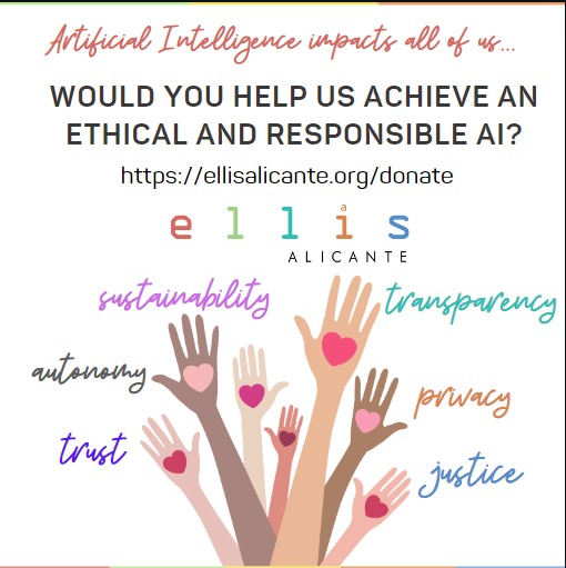 nuriaoliver's tweet image. Consider donating to @ELLISAlicante to support its mission of #AI4SocialGood #AI4Humanity 
ellisalicante.org/donate