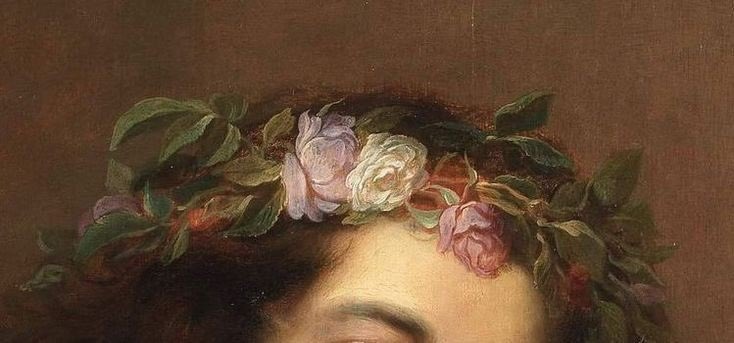 — flower crowns in paintings