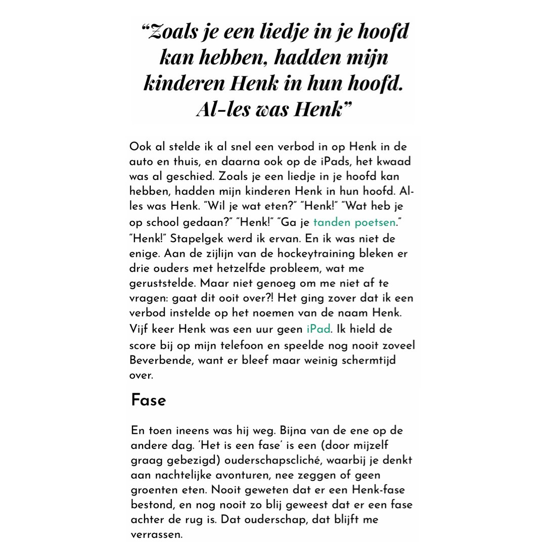 misschien wel het beste artikel ooit over een nummer van mij <a href="/KekMama/">KekMama</a> #kekmama #jemoederheethenk