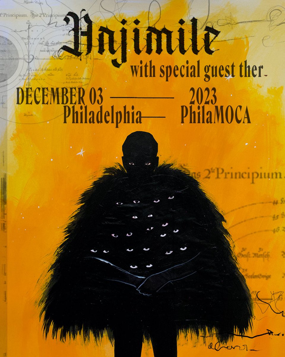 Excited to share the news that THER will be joining ANJIMILE tomorrow night at PhilaMOCA, performing a live set recently released as the ‘I’m Not Good At Making Plans’ album! We cannot wait. Tickets are available below, if you’ve yet to scoop one!

🎟️ -&gt; etix.com/ticket/p/67990…