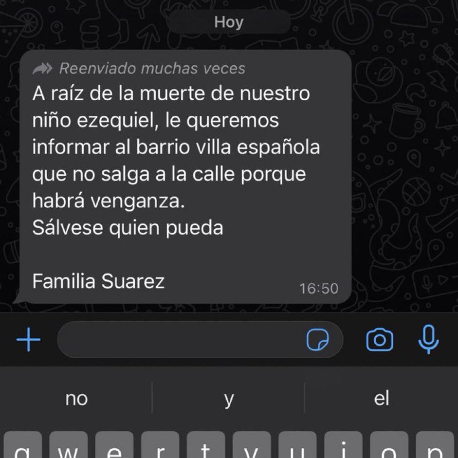 porqueTTarg's tweet photo. “Villa Española”

Por los mensajes que reciben los vecinos de ese lugar por parte de las mafias locales. https://t.co/S4rsgQE0kf