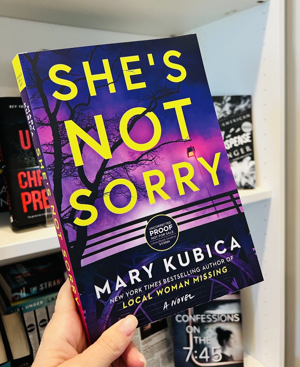 Oooh! Can’t wait to dive into this new one by my pal NYTs bestselling author <a href="/marykubica/">Mary Kubica</a>! And we’ll be in conversation together this spring! Stay tuned at lisaunger.com/newsletter.