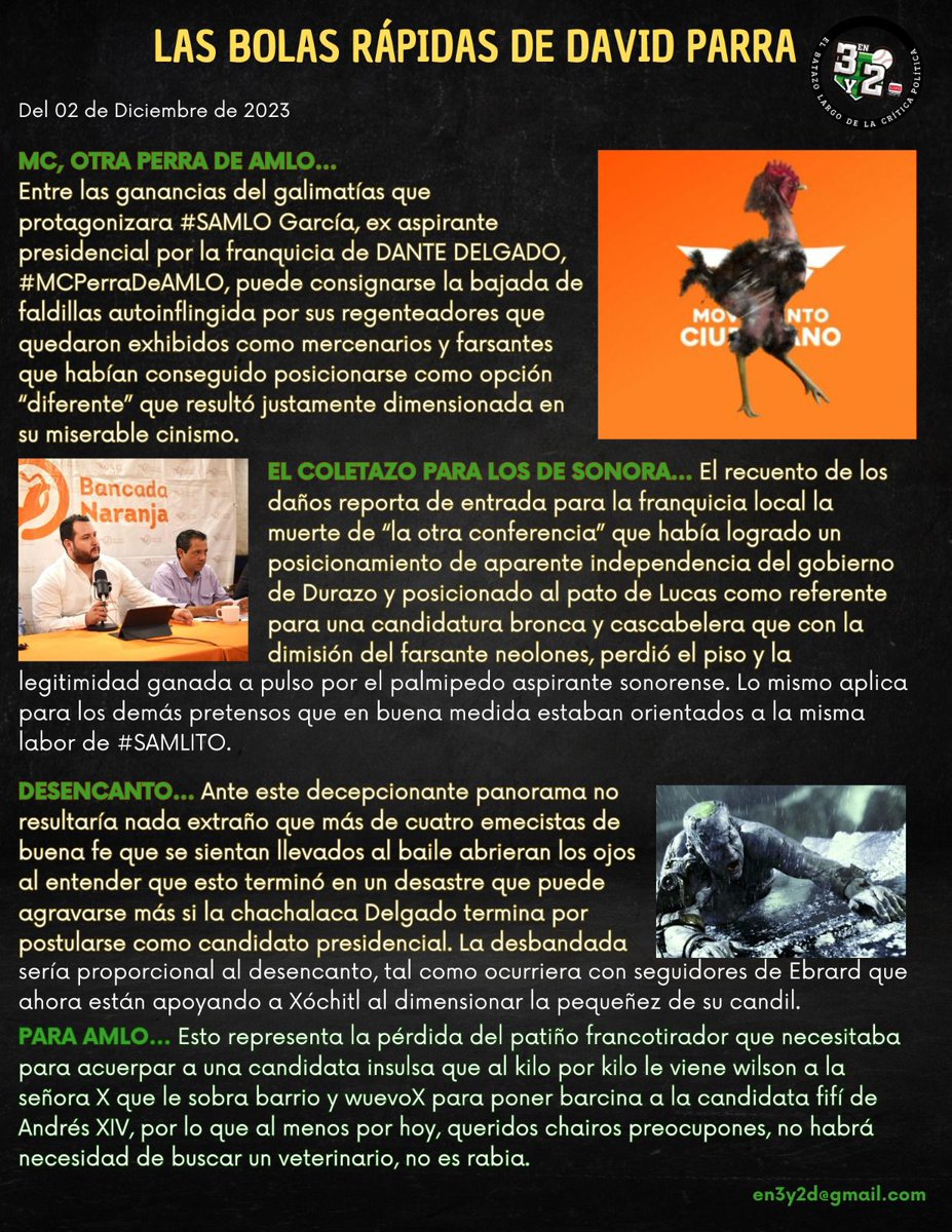 En3y2, El batazo largo de la crítica política!!! tweet media