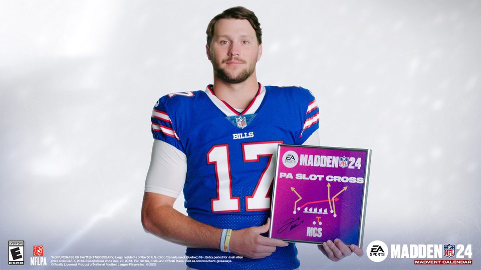 The season of giving is upon us and one lucky fan will receive my favorite Madden play, autographed! Comment below with #Madden24Sweeps by Dec. 4 11:00 am ET to enter for a chance to win! ea.com/madvent-giveaw…