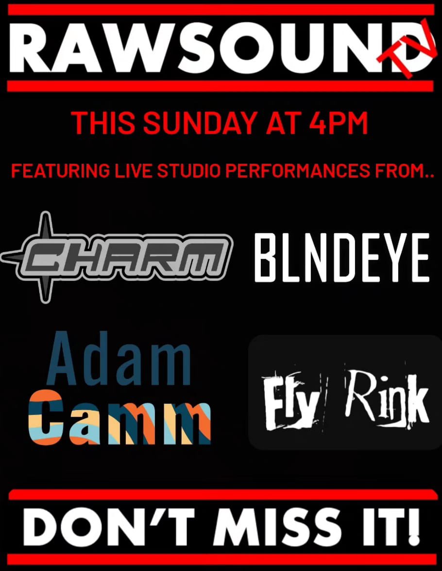 🚨NEW SHOW🚨Join us TOMORROW at 4pm for a brand new episode of your favourite new music show from right here in #Brum Tune in for the fantastic #Charm & the #Blndeye PLUS bonus tracks from @adamcammmusic & @fly_rink Don’t Miss It! youtube.com/@RawSoundTV?fe…