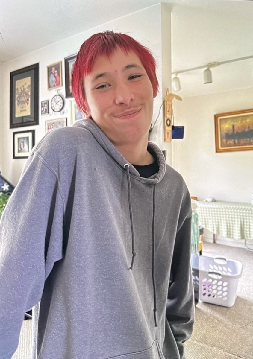 MISSING/ENDANGERED: 16yo Jesse Bekins left home after making some concerning statements about self harm. Jesse was last seen wearing a black coat, black jeans, and black shoes with a red Nike logo. Jesse has shaggy pink hair. Please call 801-840-4000 with information.