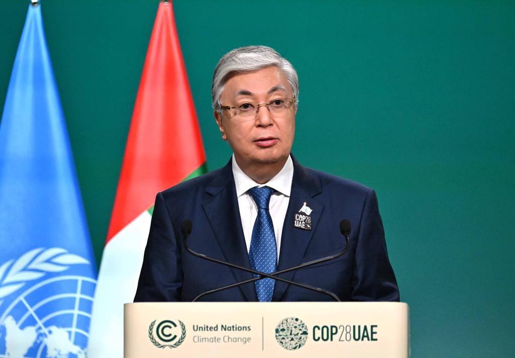 President Tokayev of Kazakhstan spoke at #COP28 soon after our meeting, where I was pleased to hear that 🇰🇿 would join the Green Methane Pledge. Alongside the accelerated adoption of renewable energy, the country is making good progress towards its target of net zero by 2060.