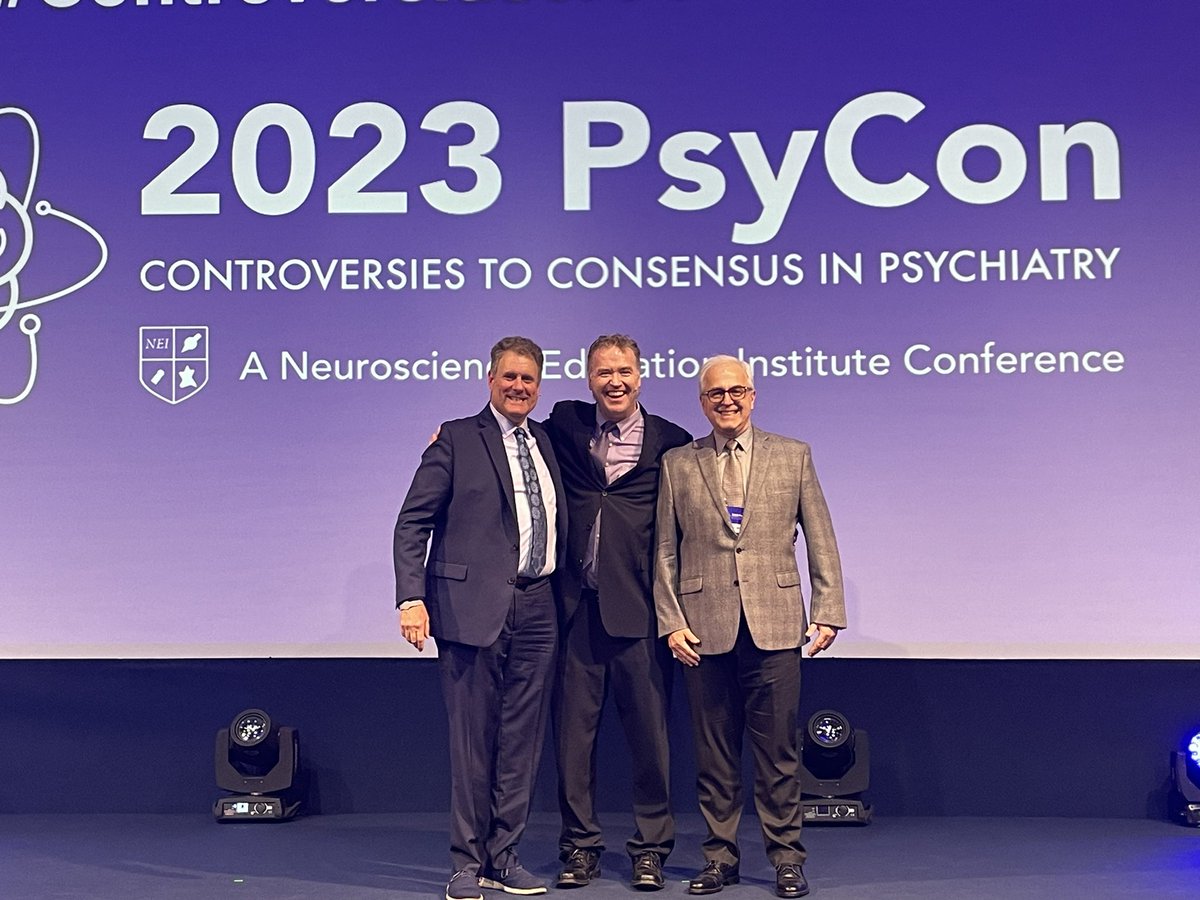 We have some world-renowned experts speaking here at #PsyCon2023 @rogersmcintyre