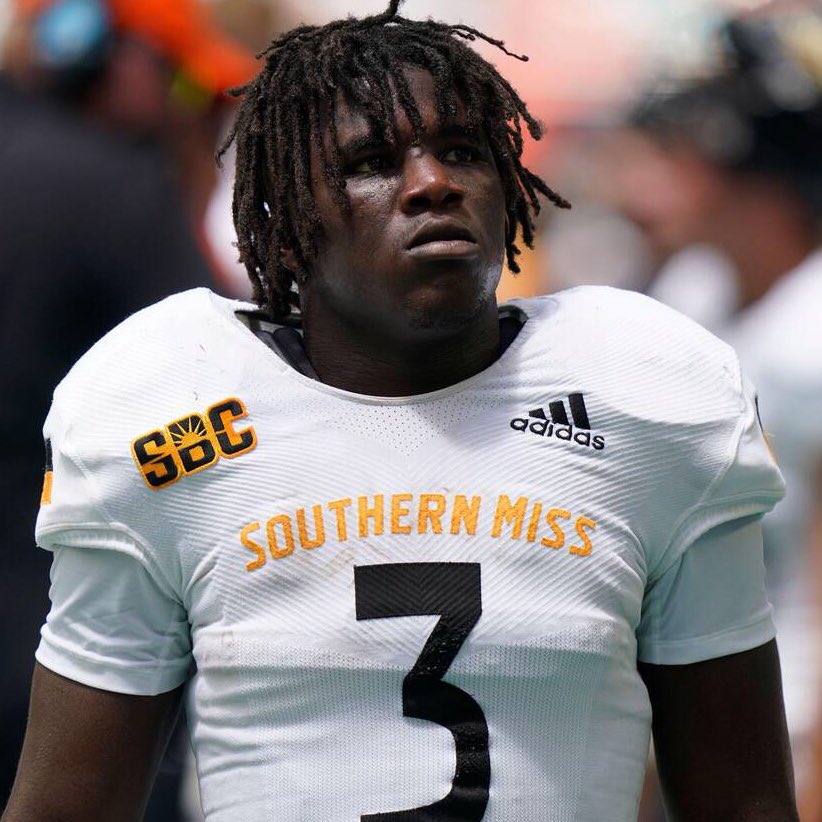 PFF_College's tweet photo. Southern Miss RB Frank Gore Jr has declared for the 2024 NFL Draft, he announced

RB14 on the PFF Big Board https://t.co/aeAw01ncVh