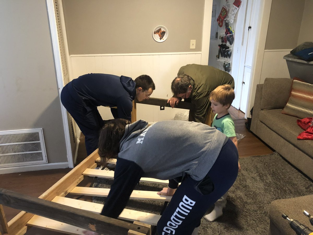 OFWrestling1's tweet image. It was a great day volunteering for Sleep in Heavenly Peace! We delivered and assembled 18 beds to families today.