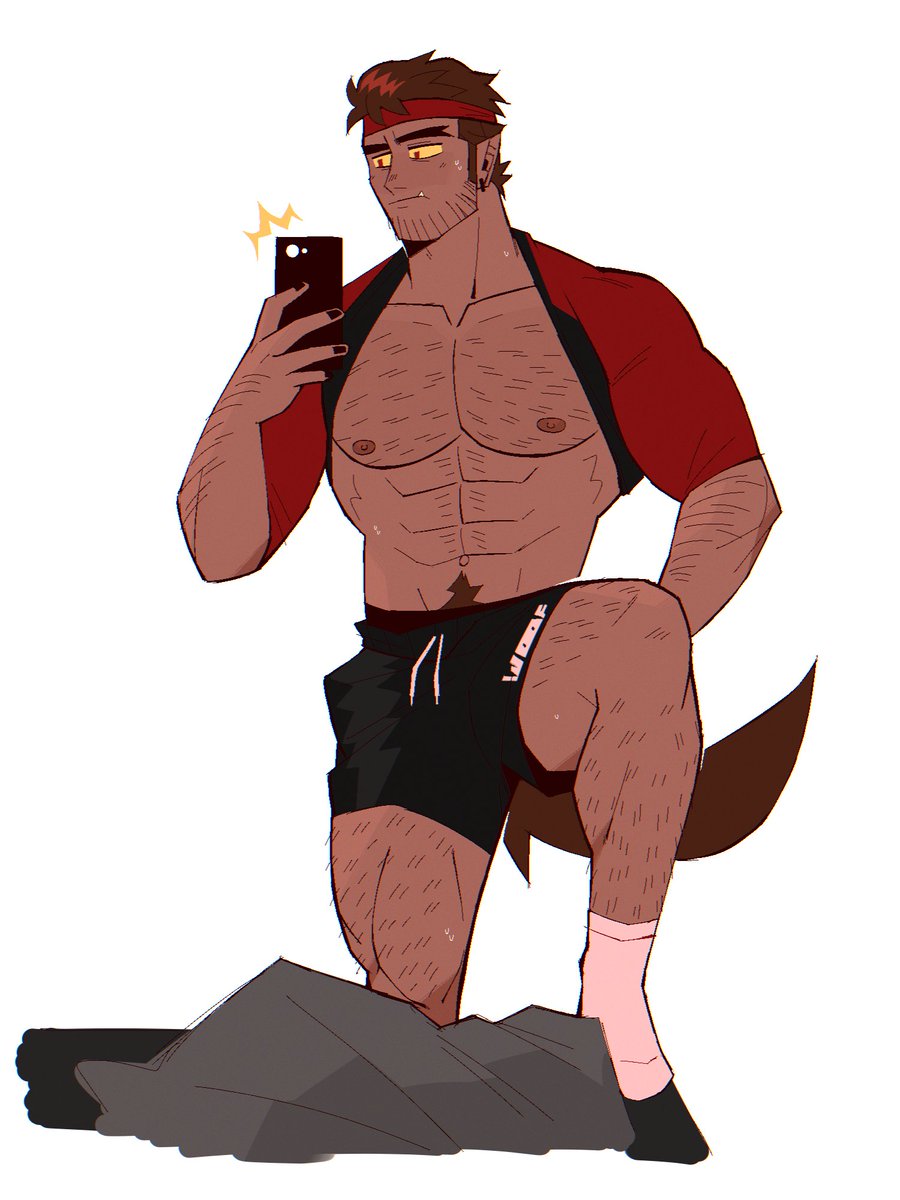 Post workout werewolf 💪🐺💨