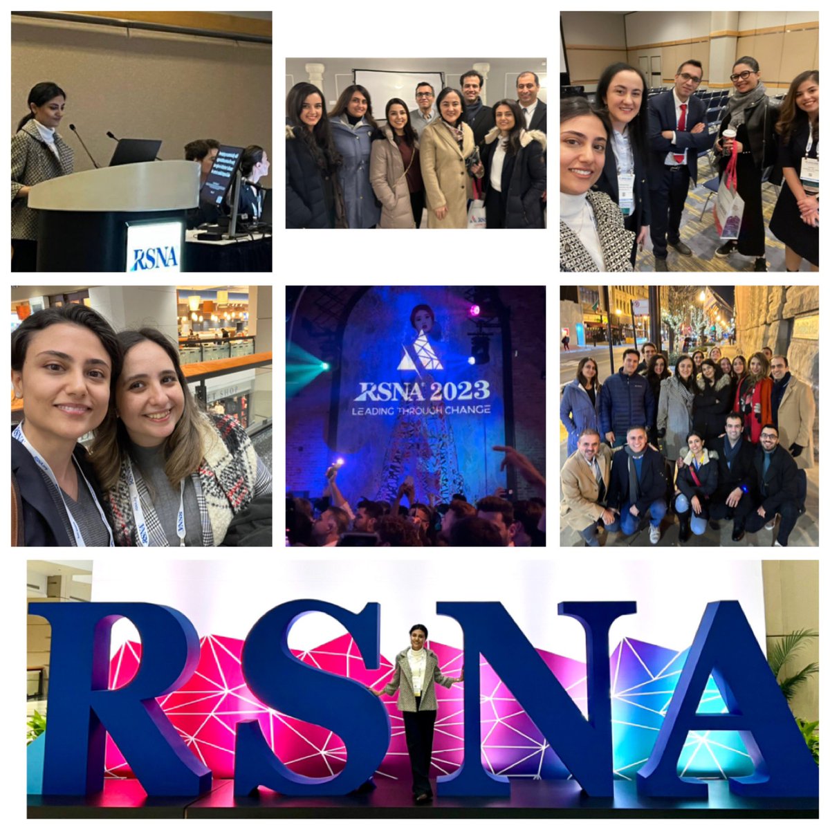 Squeezing in some highlights from my first @RSNA! Presented our work, learned a ton, caught up with friends, and had a blast. Not to forget checking off the tradition of 📸 with the RSNA logo from my to-do list. Grateful for all the memories! Until next year and #RSNA2024👋🏻