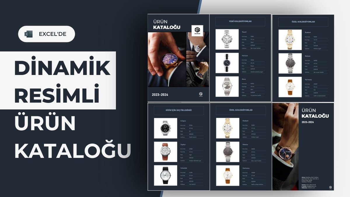 Excel_751's tweet image. Excel&apos;de Ürün Kataloğu Oluşturma (Dinamik Resimli)
İzlemek için tıkla 👉 youtu.be/TQ0PxcnRpIE

#excel751 #excel #msexcel
#exceldersleri #excelkursu #excelders