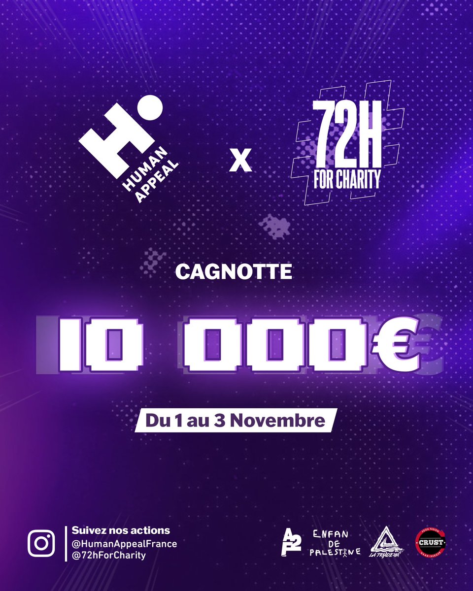72HForCharity tweet media