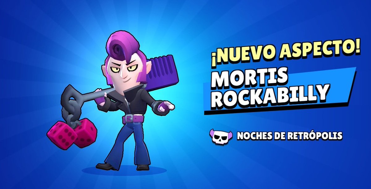 Hoy me compre a mortis rockabilly en oferta de 150 gemas a 30 gemas🤩🤗