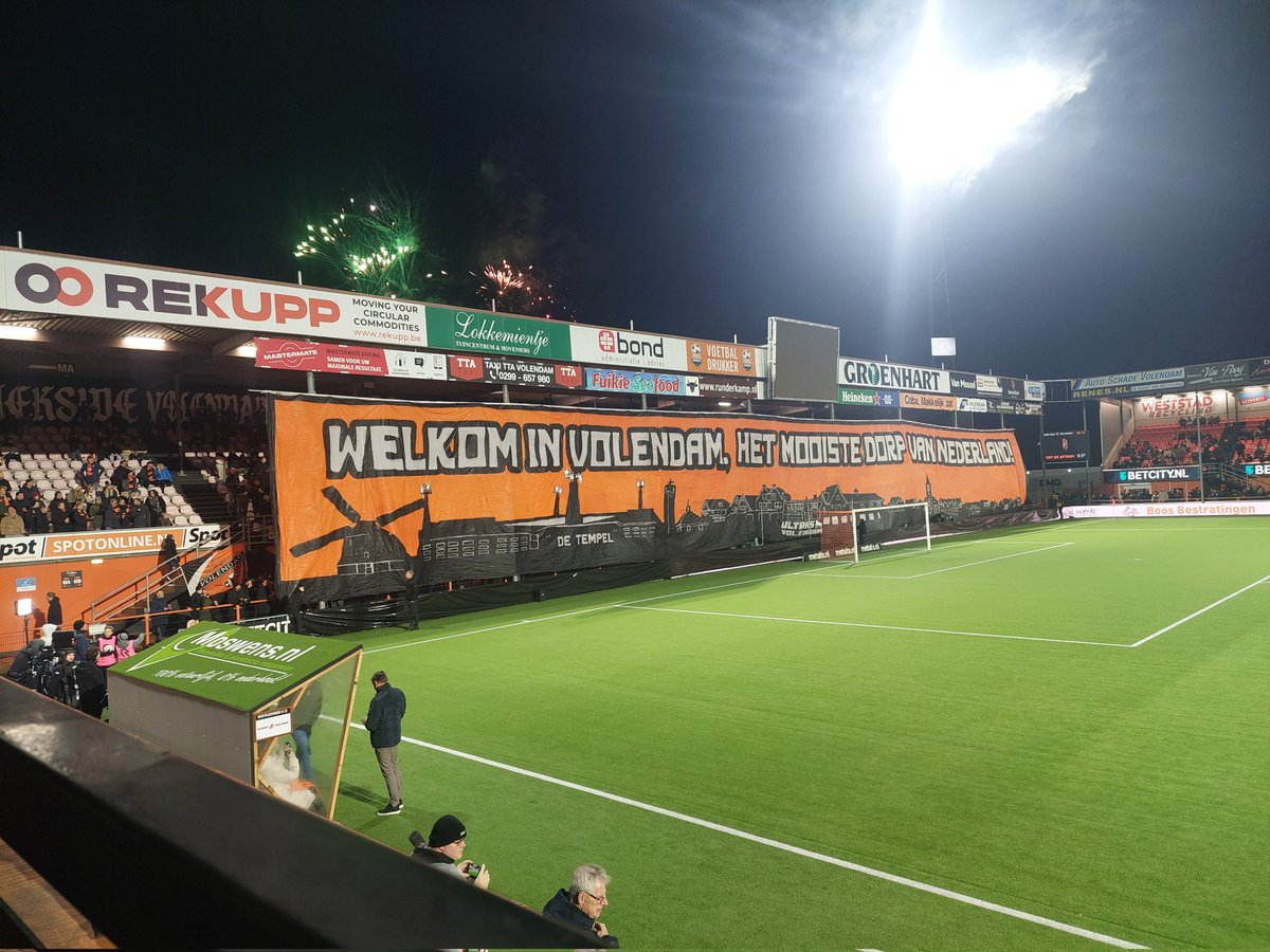 No matter what, the club is greater than all of us. 
And we'll always be here.
We love you, <a href="/fcvolendam/">FC Volendam 🔶</a>, we do 🧡
...
Kudos to the Hekside!
#volpec #fcvolendam