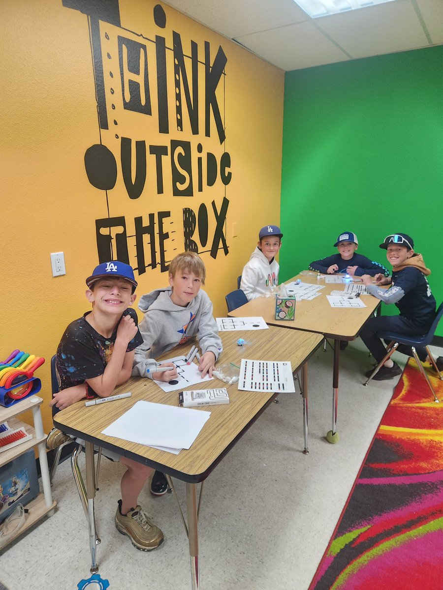Willow has a Makerspace!!! 5th graders worked with Ozbots this week. Our grand opening of this space is coming soon. <a href="/LVUSD/">LVUSD</a> <a href="/WillowWildcats/">Willow Elementary</a>