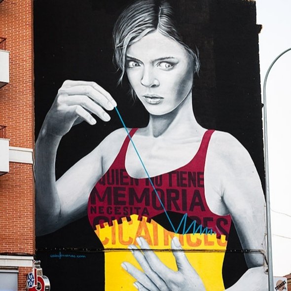 SalamancaBlog's tweet photo. «Quién no tiene memoria necesita cicatrices»

Mural de @CainFerreras en #Salamanca https://t.co/kjNjw20buL
