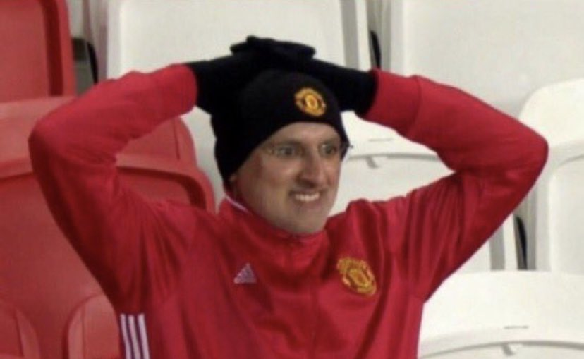 Realising that Man United aren't actually back after beating Fulham, Luton and Everton.