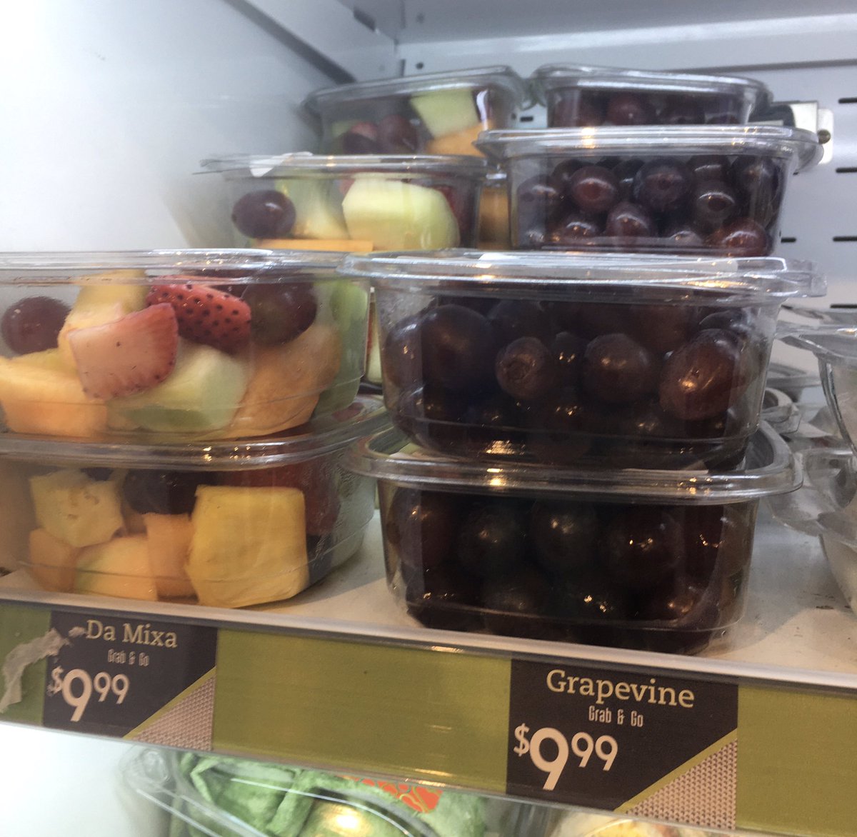 $9.99 for a snack box of grapes at the airport… why do we let them get away with this? 🫣