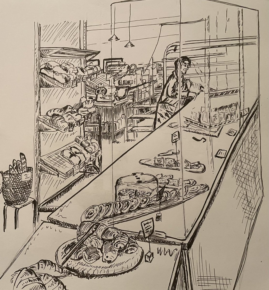 Eddie Dobson Fine Line Audio (@lizdobsonuoh) on Twitter photo Sketch of the <a href="/handmadebakery/">The Handmade Bakery</a> - I’ve only been sketching a month or so. Apologies for the perspectives, empty counter space and especially to the person. But I hope you enjoy it regardless. Thank you for years of coffee and pastries! Sketch of the <a href="/handmadebakery/">The Handmade Bakery</a> - I’ve only been sketching a month or so. Apologies for the perspectives, empty counter space and especially to the person. But I hope you enjoy it regardless. Thank you for years of coffee and pastries!
