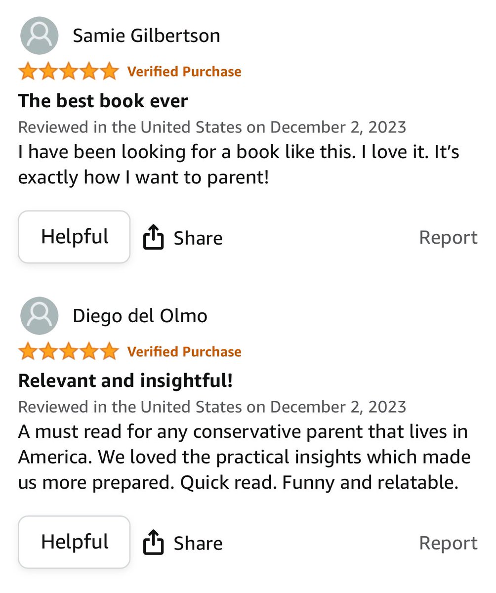 Double review day!

@thusspokestacy & I have 7 #ConservativeKids between us who refuse to bend to the woke mob, can stand against aggressive teachers & are influencing (rather than being influenced by) their classmates.

Worldview inculcation manual here: amazon.com/gp/aw/d/B0BYXF…