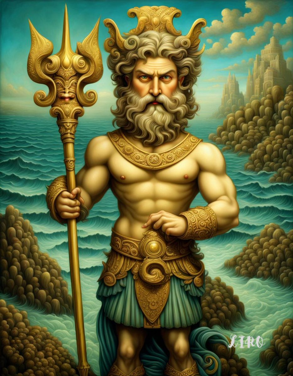 Poseidon in Greek Myth

#generativeart #aiart #surreal #Poseidon #GreekMyths
