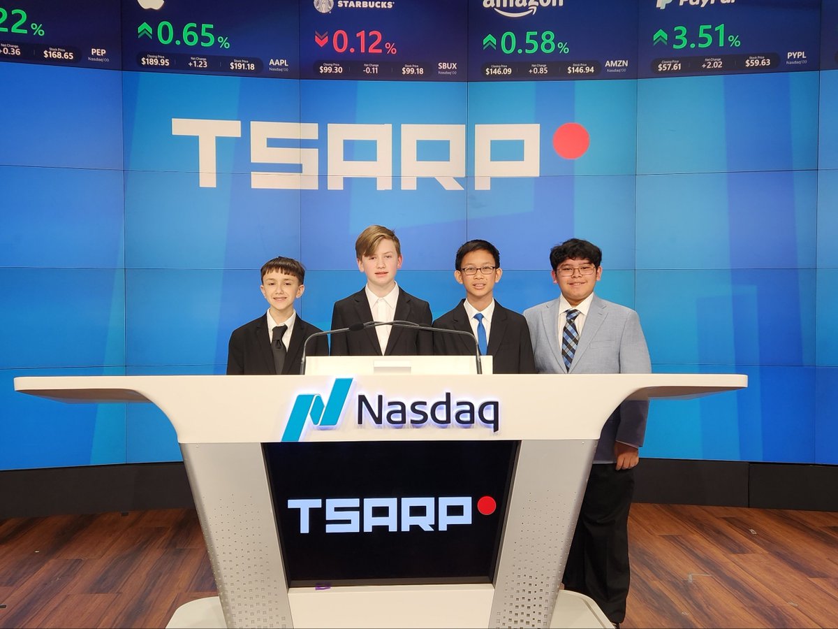 TSARPofficial's tweet image. The #TSARP Team had a great time at @Nasdaq Marketsite yesterday!

We got to watch @Abivax_ ring the closing bell!

Thanks, @ElanaFinn and the rest of the @NasdaqExchange team for the amazing visit!