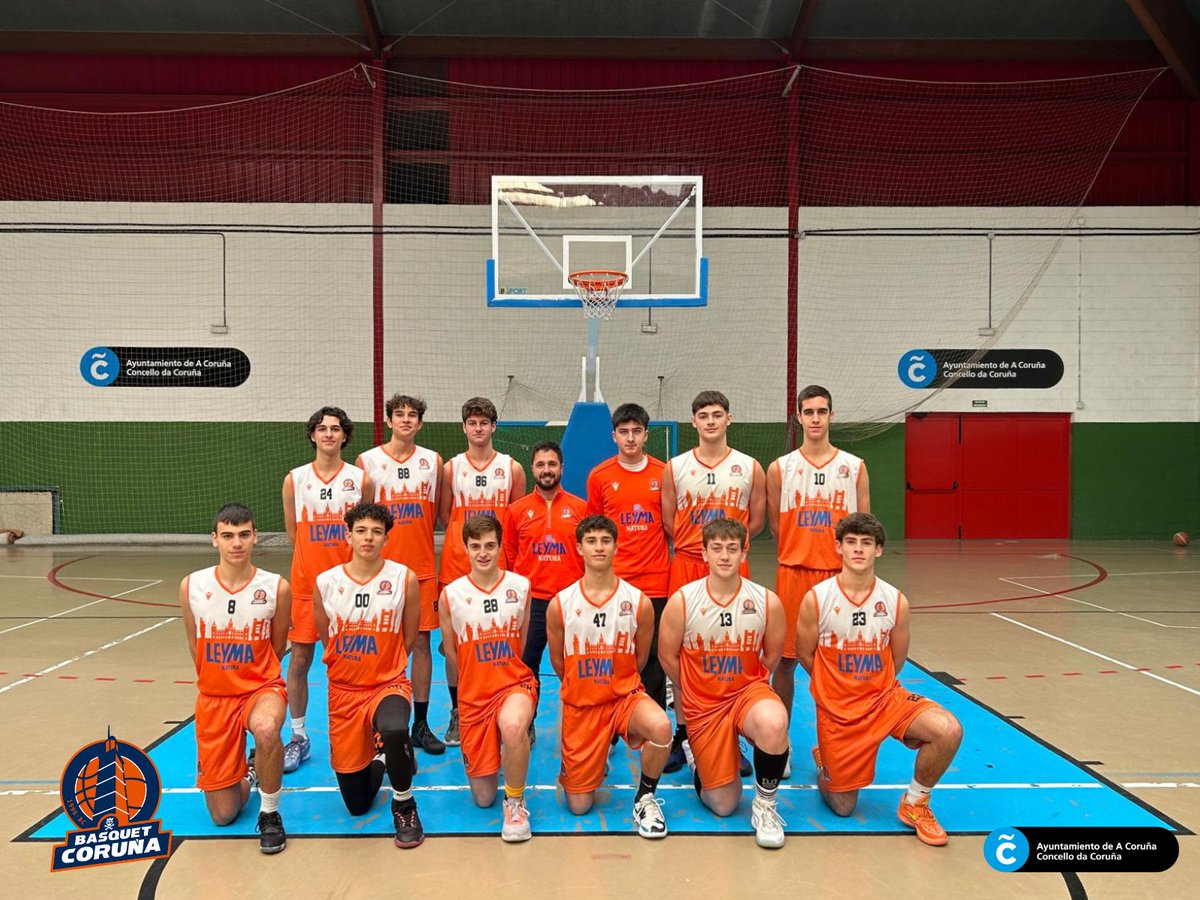 Tamén na mañá de hoxe,no pavillón do ventorrillo, os nosos Júniors de segundo ano do “Básquet Coruña U18” acadaron a vitoria no encontro que os medía a CB Arteixo! Noraboa rapaces!!