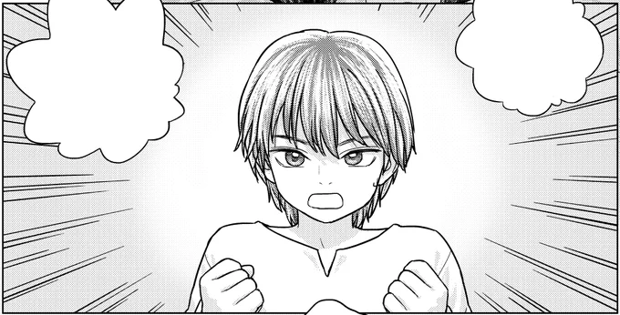 漫画作業中。 