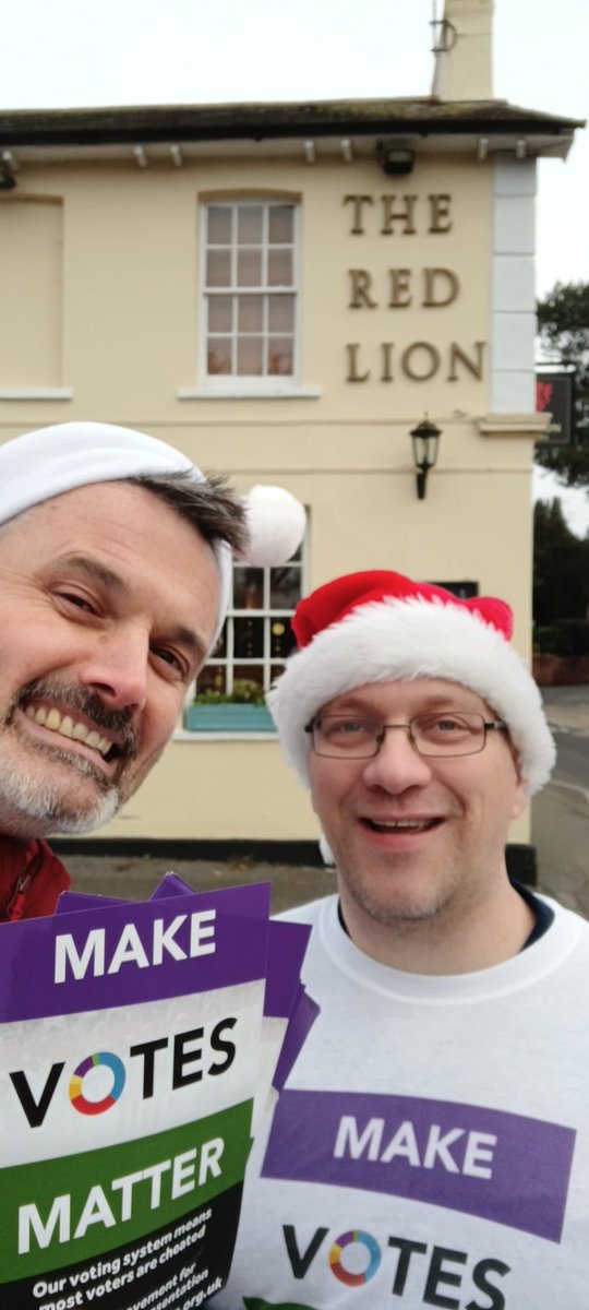 Thanks again to Mr H. for popping out today! *Really* positive reception from the people of #Horsell Great to see some other @MVMWoking faces too! Looking forward to @MakeVotesMatter in 2024 too 👍👍😊