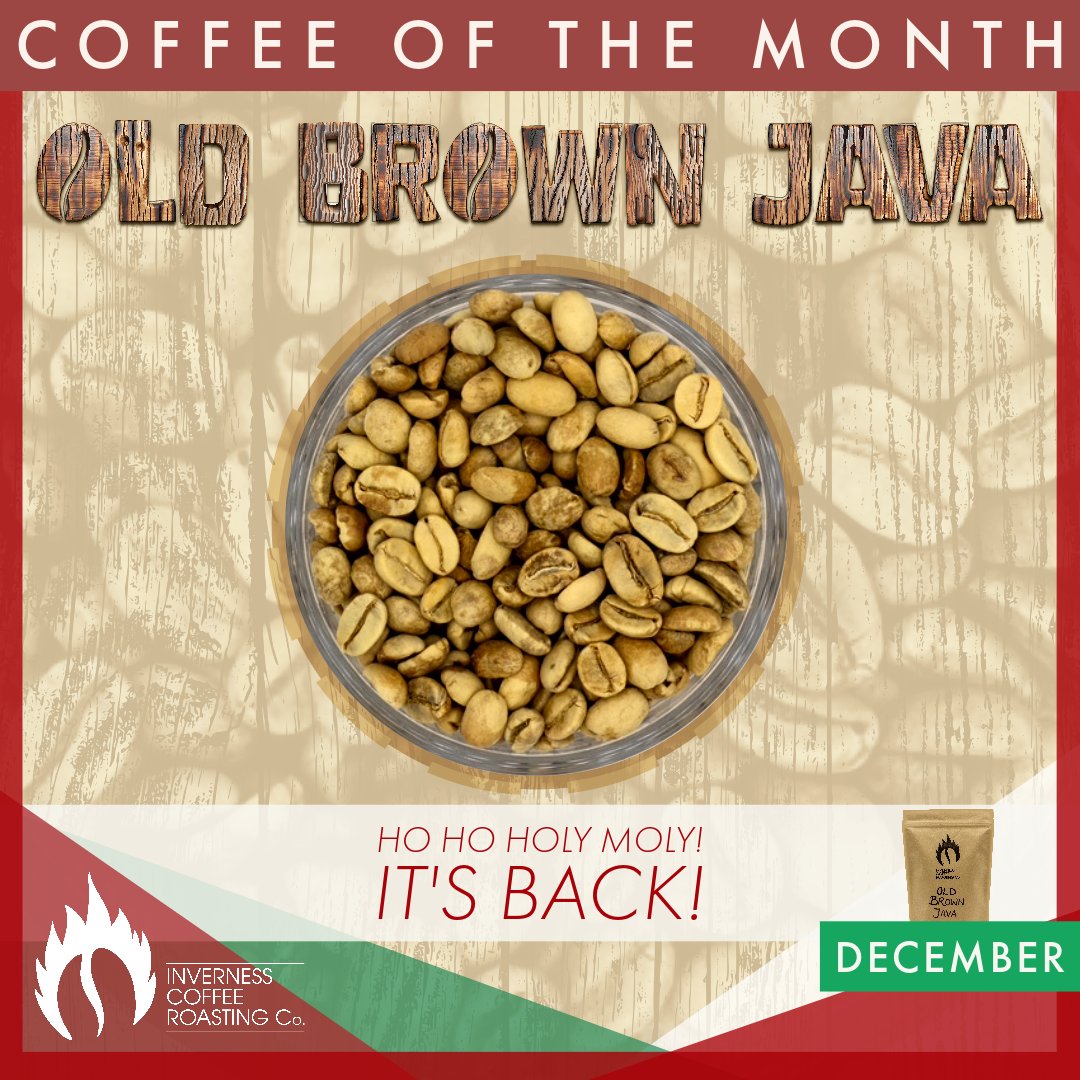 December's Coffee of the Month sees the triumphant return of one of our most popular roasts, Old Brown Java. Follow the link below to our online shop 🤓

invernesscoffeeroasting.co.uk/collections/co…

#invernesscoffeeroastingco #coffeeroasters #coffeeshop #coffee #coffeeofthemonth #oldbrownjava