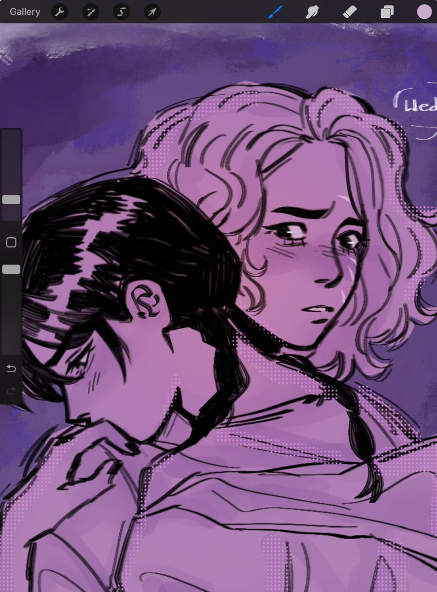 Wednesday finds comfort in Enid, she will never admit it though. #wednesdayaddams #enidsinclair #wenclair #wenclairfanart #wlw