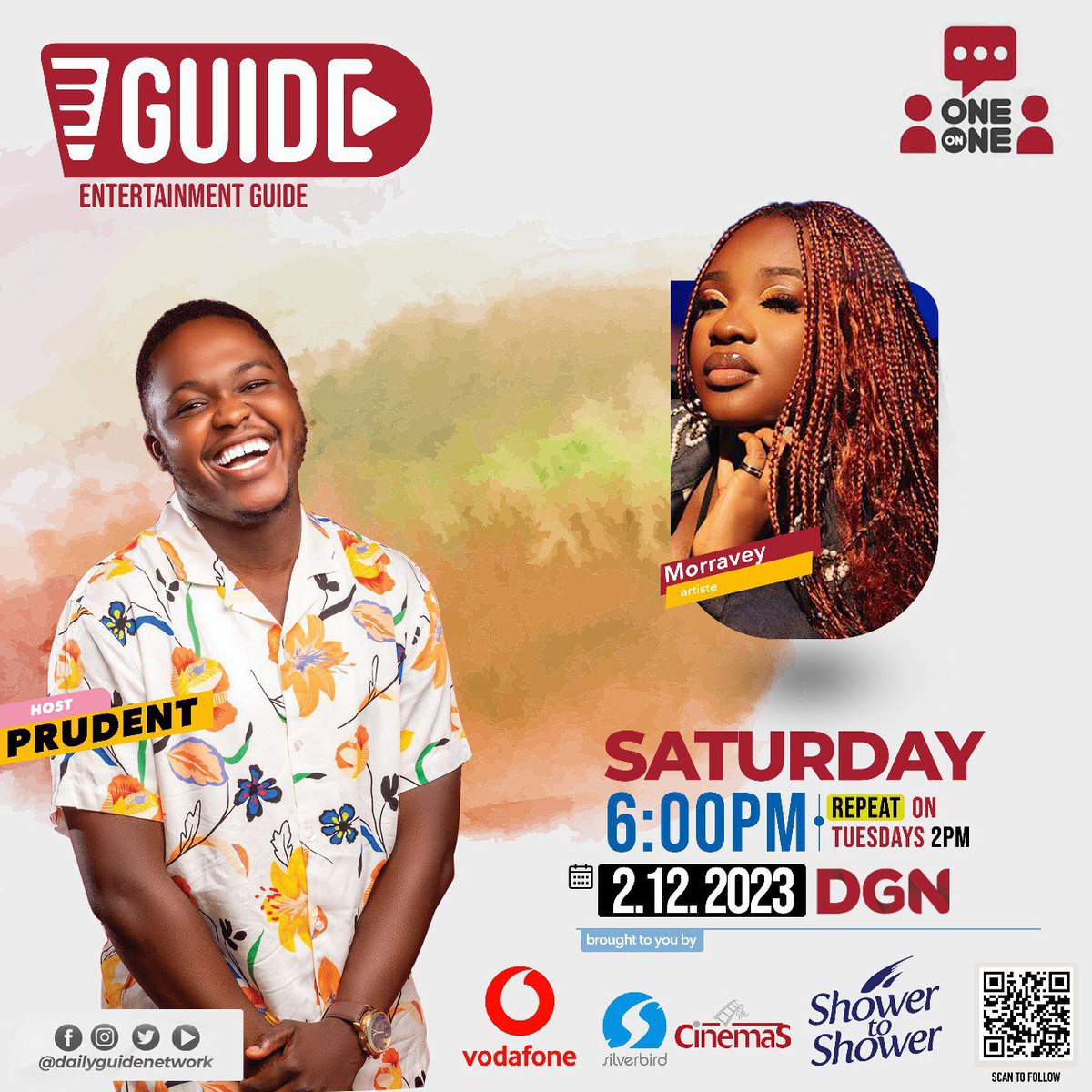 DailyGuideGH's tweet image. Join us tonight as we host @morravey, the rising Afrobeat sensation signed to DMW Record label. She'll be sharing insights about her debut EP 'Ravi' and later, @Longjondeblog &amp;amp;  @NYB_LIVE will join to discuss the week's top entertainment news!

#morravey #raviep #dmw #eguide #DG